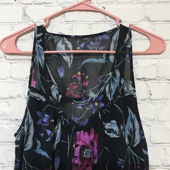 Black Floral Dress - Picture 2 of 6